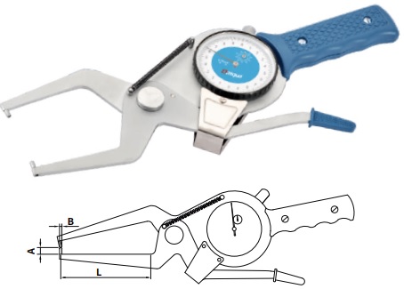 Кронциркуль 40-60мм 0,01 индикаторный для наружных измерений 5721-0015 Dasqua